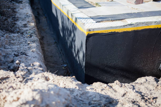 Residential Exterior Waterproofing installation at a Burlington, WI home by SJ Waterproofing Pros